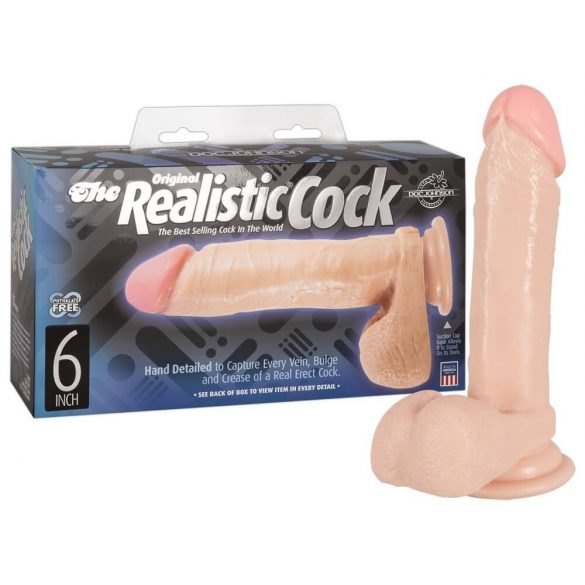 Realistisk dildo - multifunktionell (20 cm)