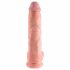 King Cock 10 med bollar (25 cm) - natur