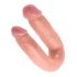 Kung Cock dubbel dildo (medium) - naturlig