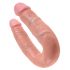 Kung Cock dubbel dildo (medium) - naturlig