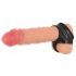 You2Toys - Latex penis- och testikelring - svart