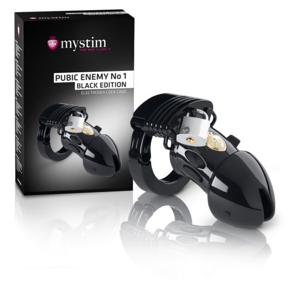 Mystim Black Edition PUBIC ENEMY No 1 - Electro Penis Cage 