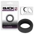 Black Velvet - tjock penisring (2,6 cm) - svart