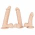 Europeisk älskare - dildo med testiklar - medium (naturlig)