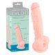 Medicinsk - silikondildo (18 cm) - natur