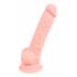 Medicinsk - silikondildo (18 cm) - natur