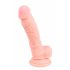 Medicinsk - silikondildo (18 cm) - natur