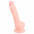 Medicinsk - silikondildo (18 cm) - natur