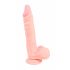 Medicinsk - silikon dildo (21 cm) - natur