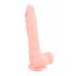 Medicinsk - silikon dildo (21 cm) - natur