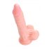 Medicinsk - silikon dildo (21 cm) - natur