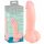 Medicinsk silikon dildo (20 cm) - naturlig