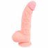 Medicinsk silikon dildo (20 cm) - naturlig