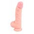 Medicinsk silikon dildo (20 cm) - naturlig