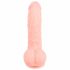 Medicinsk silikon dildo (20 cm) - naturlig