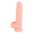 Medicinsk - rak silikondildo (20 cm) - natur