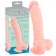 Medicinsk silikon dildo (24cm) - natur