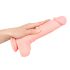 Medicinsk silikon dildo (24cm) - natur