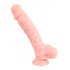 Medicinsk silikon dildo (24cm) - natur