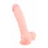 Medicinsk silikon dildo (24cm) - natur