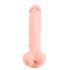 Medicinsk silikon dildo (24cm) - natur