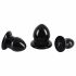 You2Toys - Stretch Plug Set - 3st (svart)