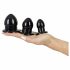 You2Toys - Stretch Plug Set - 3st (svart)