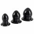 You2Toys - Stretch Plug Set - 3st (svart)