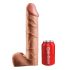 King Cock Strap-on 12 - ihålig dildo med sele (30 cm)