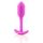 b-vibe Snug Plug 1 - analplugg med inre vikt (55g) - rosa