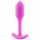 b-vibe Snug Plug 1 - analplugg med inre vikt (55g) - rosa