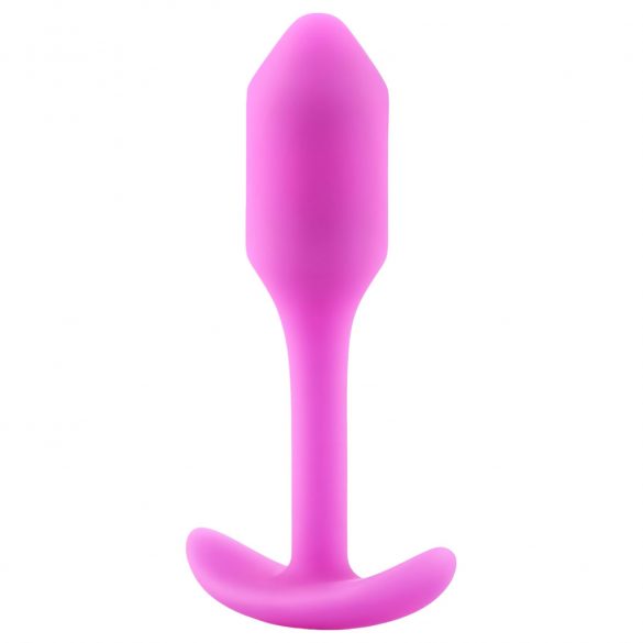 b-vibe Snug Plug 1 - analplugg med inre vikt (55g) - rosa