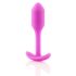 b-vibe Snug Plug 1 - analplugg med inre vikt (55g) - rosa