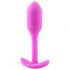 b-vibe Snug Plug 1 - analplugg med inre vikt (55g) - rosa