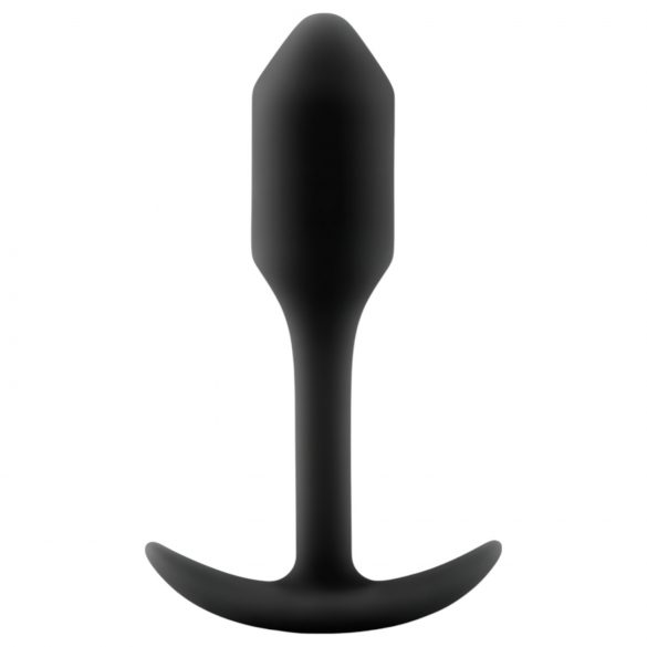 b-vibe Snug Plug 1 - analplugg med inre vikt (55g) - svart