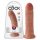 King Cock 20 cm dildo - mörk natur