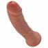 King Cock 8 dildo (20 cm) - mörk naturlig