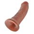 King Cock 20 cm dildo - mörk natur