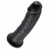 King Cock 8 dildo (20 cm) - svart