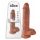 King Cock 25 cm brun dildo med pung