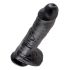 Kung Kuk Dildo 25 cm - Svart