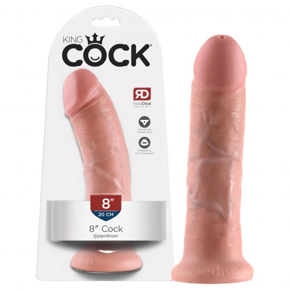 King Cock 20 cm dildo - natur