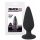 Svart Sammet Tung - 40g Analdildo (svart)