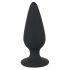 Svart Sammet Tung - 40g Analdildo (svart)