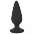 Svart Sammet Tung - 40g Analdildo (svart)