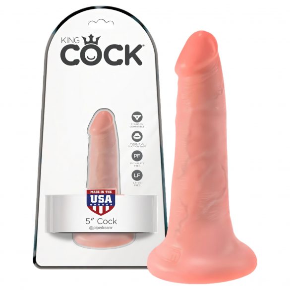 King Cock 13 cm dildo - natur