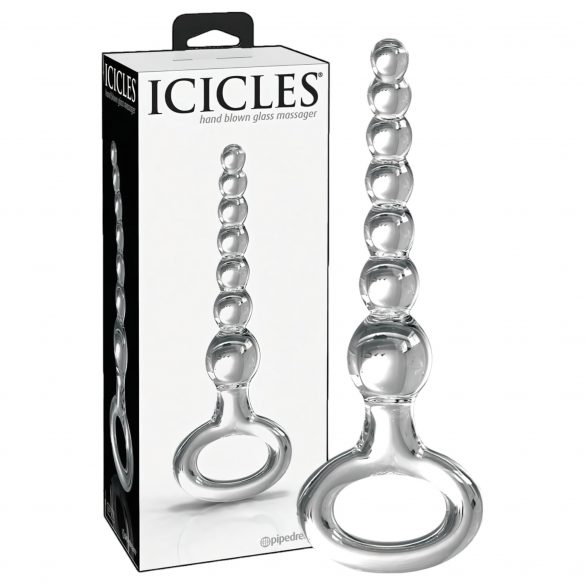 Icicles No. 67 - kulformad glaspåkuk med handtag (transparent)