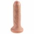 King Cock 6 - naturtrogen dildo (15 cm) - naturlig