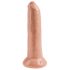 King Cock 9 Förhudsexpert - Realistisk Dildo (23 cm) - Natur