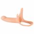 You2Toys - Strap-on - ihålig dildo (mellan) - natur